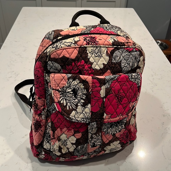 Vera Bradley | Bags | Vera Bradley Backpack Mocha Rouge | Poshmark
